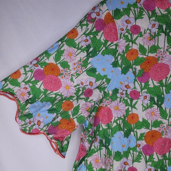 Floral Green Blouse - Picture 3 of 11